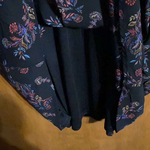 Collective Concepts Floral Print Dress Sz LP - Picture 4 of 6